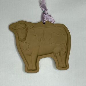 Brown Bag  Cookie Art Cow Mold 1986